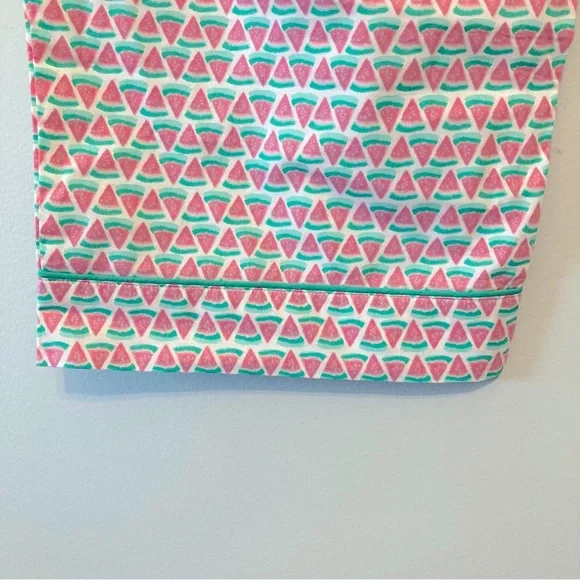 Talbots Watermelon Pink Green Drawstring Cotton pajama Pants Women Small NWT New - Picture 6 of 11